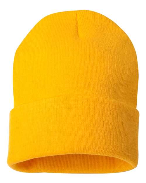 12" Solid Cuffed Beanie | USA Decoration