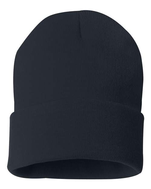 12" Solid Cuffed Beanie | USA Decoration