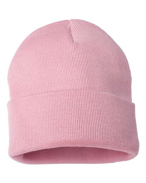 12" Solid Cuffed Beanie | USA Decoration