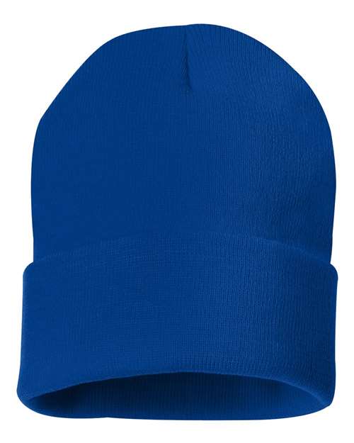 12" Solid Cuffed Beanie | USA Decoration