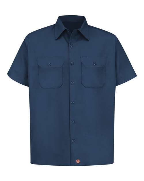 Utility Short Sleeve Work Shirt | USA Decoration