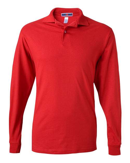 SpotShield® 50/50 Long Sleeve Polo | USA Decoration