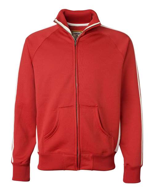 Vintage Polyester Fleece Track Jacket | USA Decoration