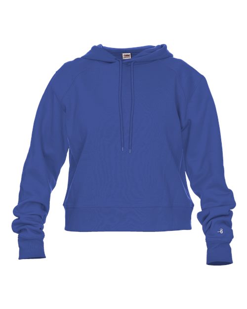 Women's Crop Hooded Sweatshirt | USA Decoration