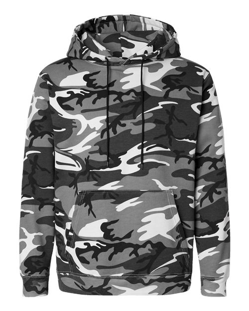 Camo Pullover Fleece Hoodie | USA Decoration