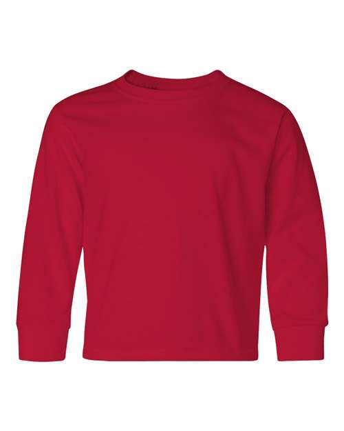 Dri-Power® Youth Long Sleeve 50/50 T-Shirt | USA Decoration