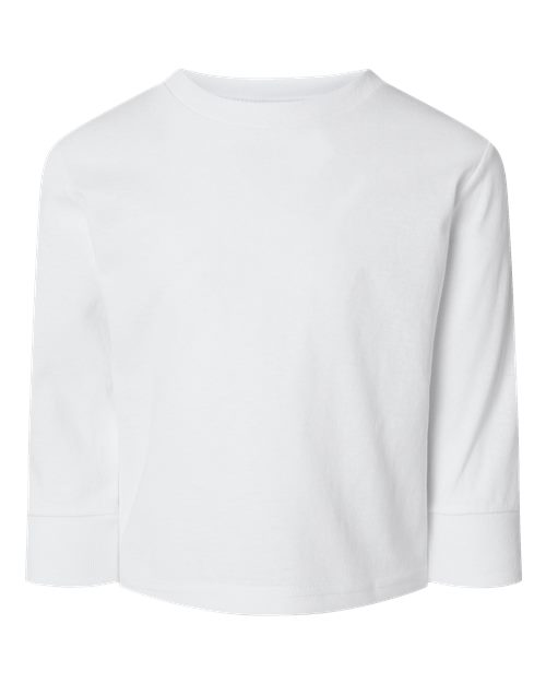 Toddler Cotton Jersey Long Sleeve Tee | USA Decoration