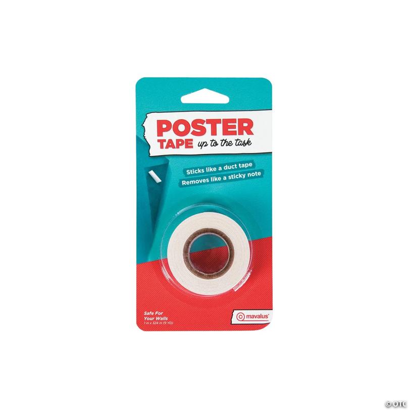 27 Ft. Mavalus Multi-Purpose Adhesive Poster Tape Roll | USA Decoration®