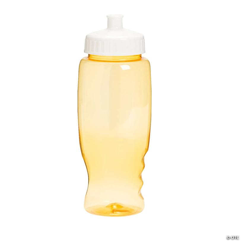 27 oz. Bulk 50 Ct. Yellow Plastic Water Bottles | USA Decoration®