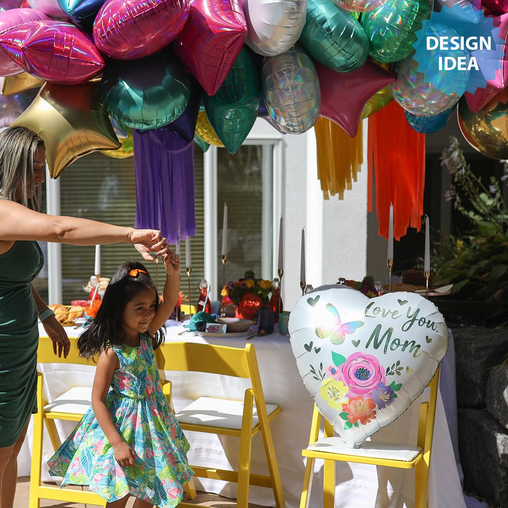 28 Inch Love You Mom Foil Balloon