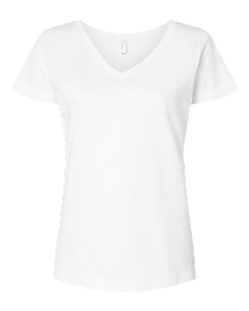 Women's Premium Jersey V-Neck Tee | USA Decoration