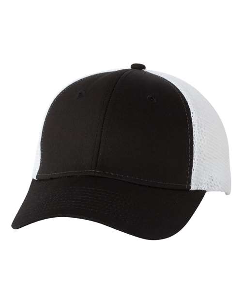 Mesh-Back Twill Trucker Cap | USA Decoration