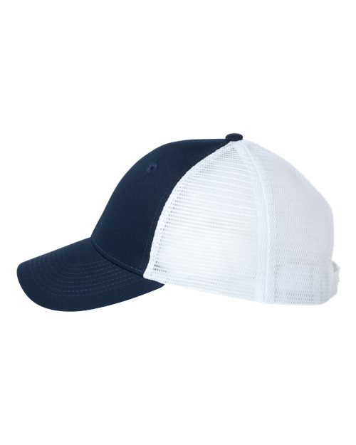Mesh-Back Twill Trucker Cap | USA Decoration