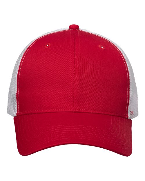 Mesh-Back Twill Trucker Cap | USA Decoration