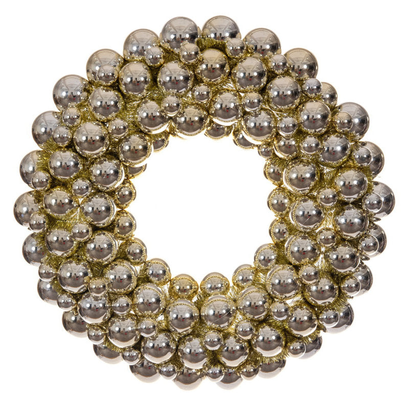 28" Champagne Ball Wreath.