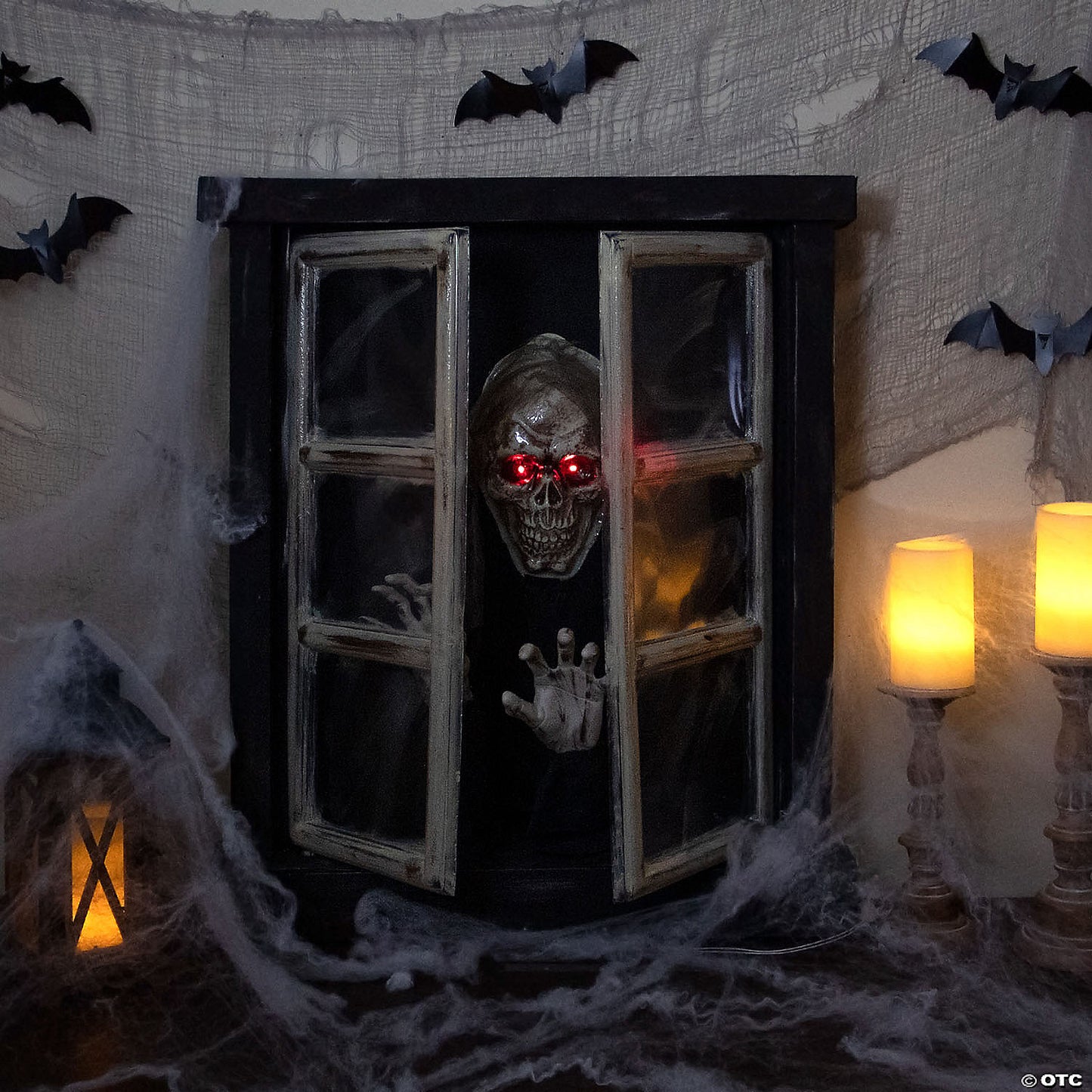 29" Lighted and Animated Opening Window Halloween Decoration | USA Decoration®