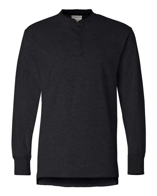 Vintage Brushed Jersey Henley | USA Decoration