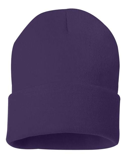 12" Solid Cuffed Beanie | USA Decoration