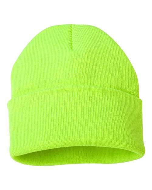 12" Solid Cuffed Beanie | USA Decoration