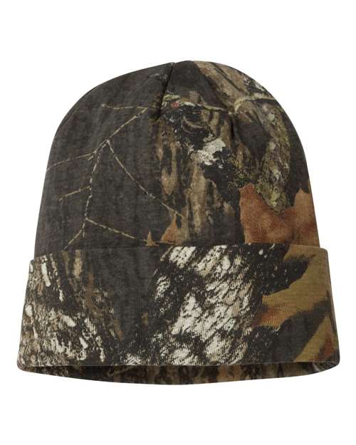 12" Licensed Camo Cuffed Beanie | USA Decoration