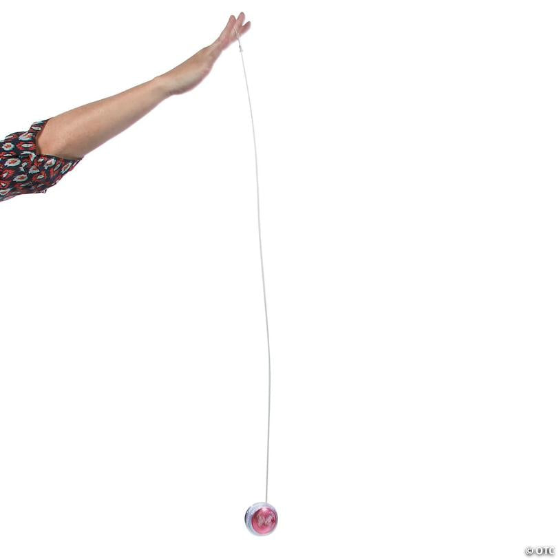 2" Colorful Light-up Champion Plastic YoYos - 12 Pc.