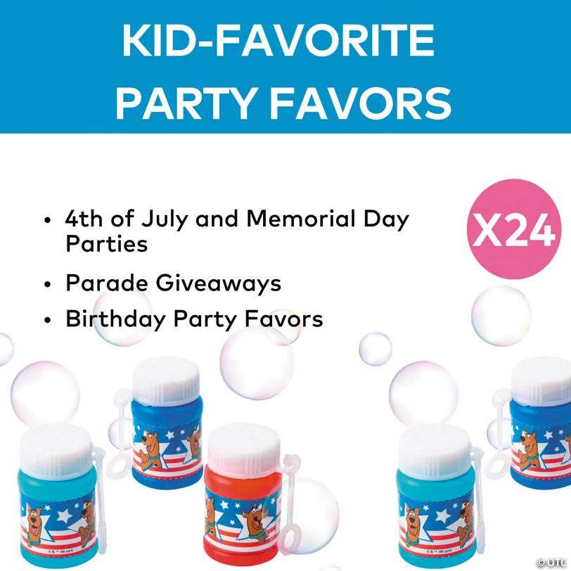 2" Mini Patriotic Scooby-Doo!™ Plastic Bubble Bottles – 24 Pc.