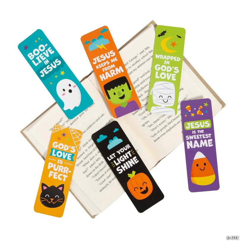 2" x 6" Religious Halloween Bookmark Assortment - 36 Pc.
