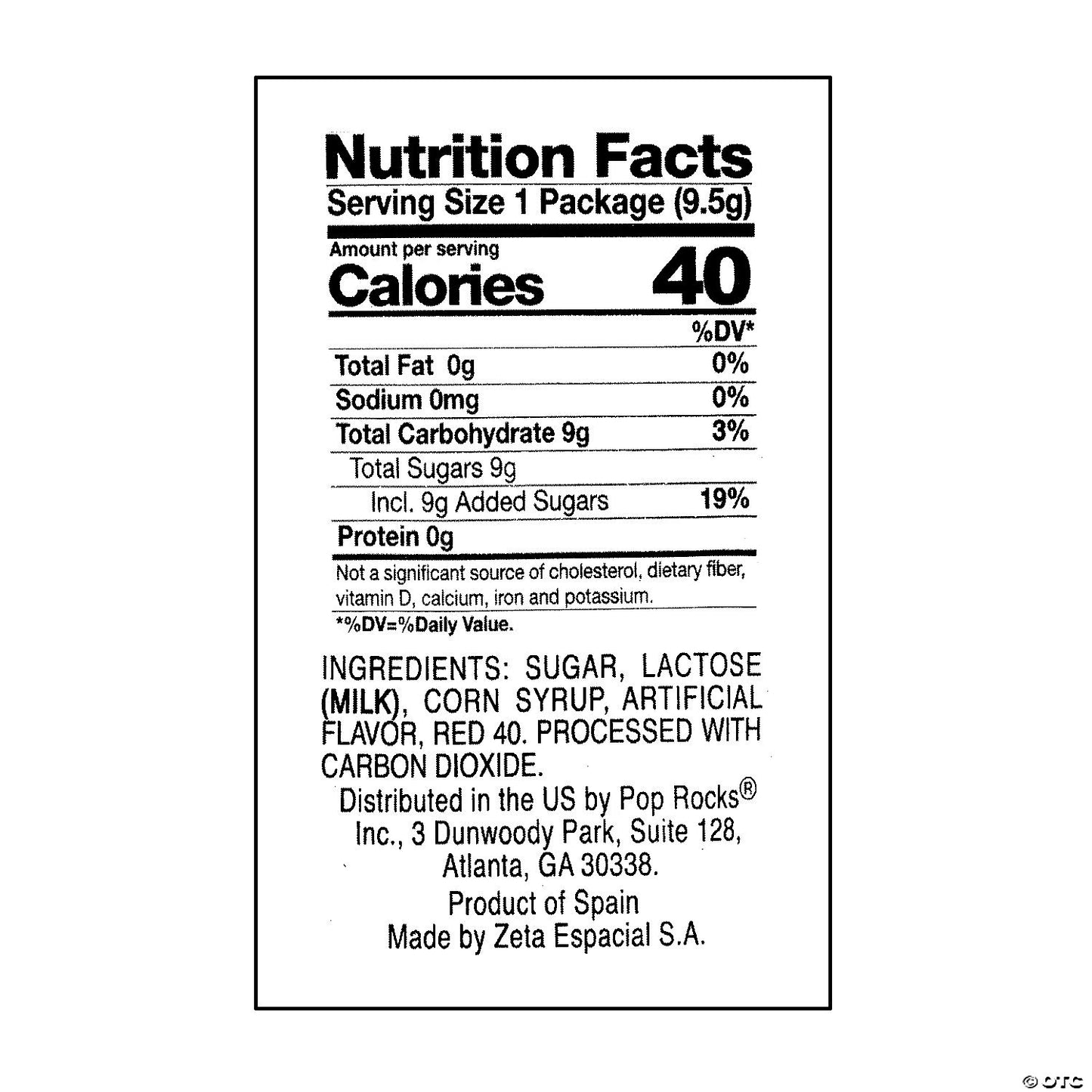 3 oz. Pop Rocks® Assorted Fruit-Flavored Hard Candy Pouches - 12 Pc. | USA Decoration®