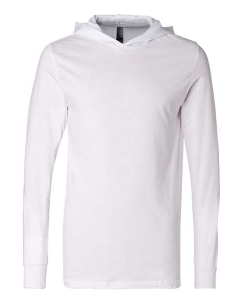 Jersey Hooded Long Sleeve Tee | USA Decoration