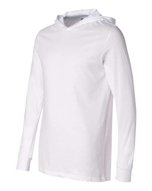 Jersey Hooded Long Sleeve Tee | USA Decoration