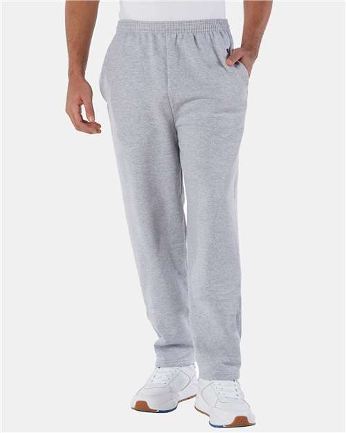 Powerblend® Open-Bottom Sweatpants with Pockets | USA Decoration