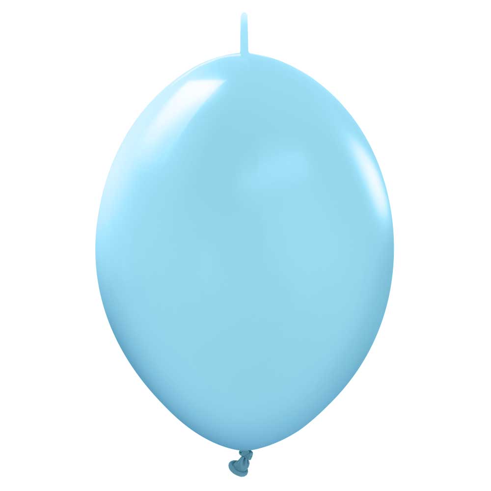 Latex Balloons 12 Inch Kalisan K-Link Baby Blue