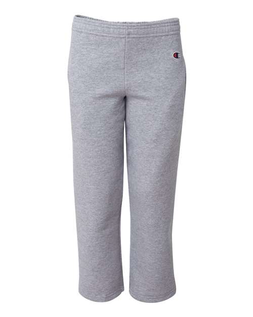 Powerblend® Youth Open-Bottom Sweatpants with Pockets | USA Decoration
