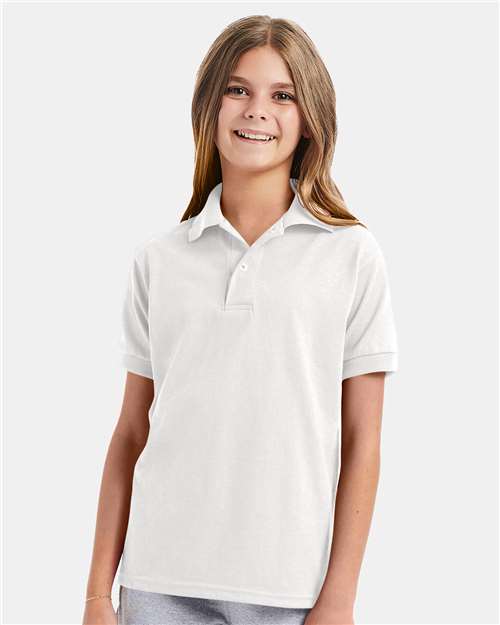 Youth Ecosmart® Jersey Polo | USA Decoration