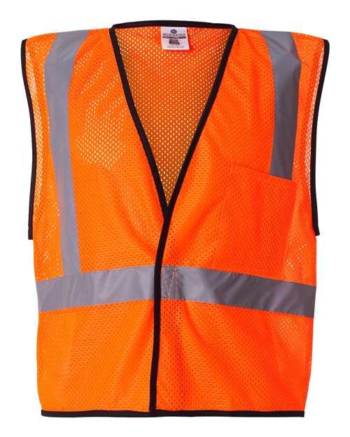Economy Single Pocket Hook-and-Loop Mesh Vest | USA Decoration