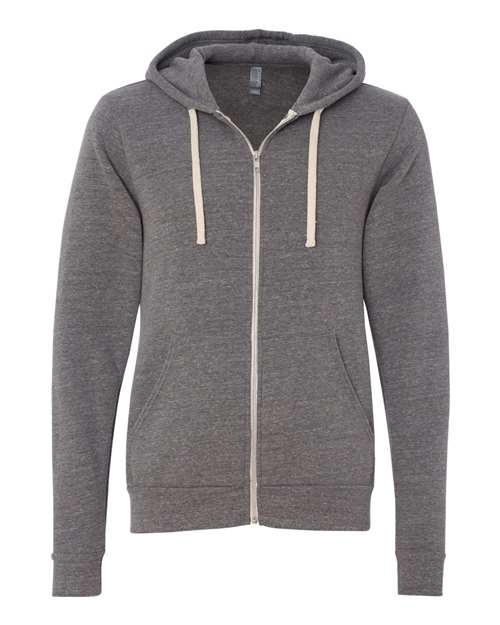 Triblend Sponge Fleece Full-Zip Hoodie | USA Decoration