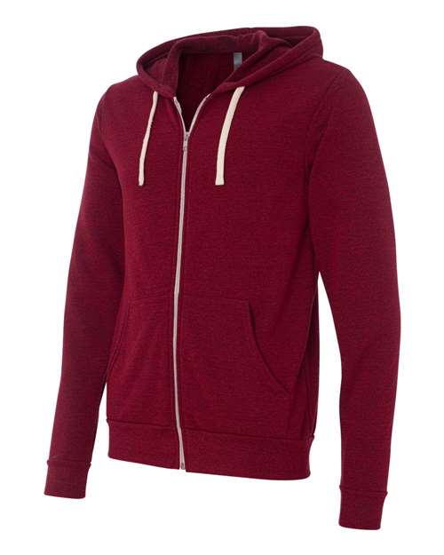 Triblend Sponge Fleece Full-Zip Hoodie | USA Decoration