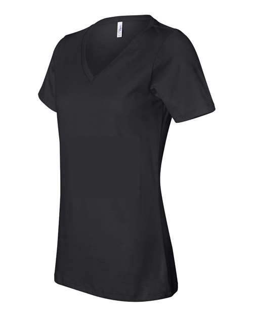 Women’s Relaxed Jersey V-Neck Tee | USA Decoration