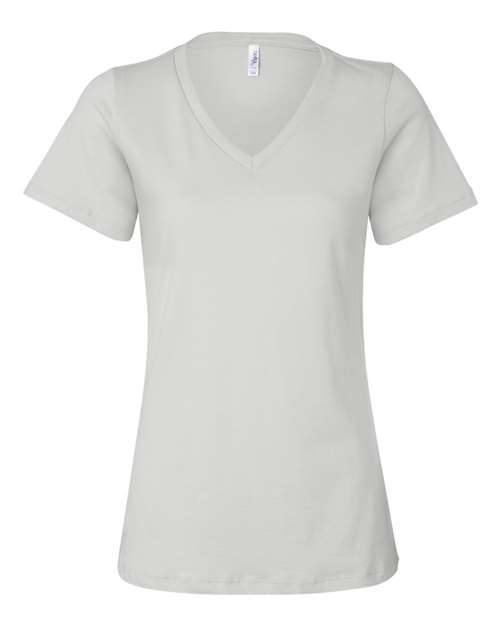 Women’s Relaxed Jersey V-Neck Tee | USA Decoration
