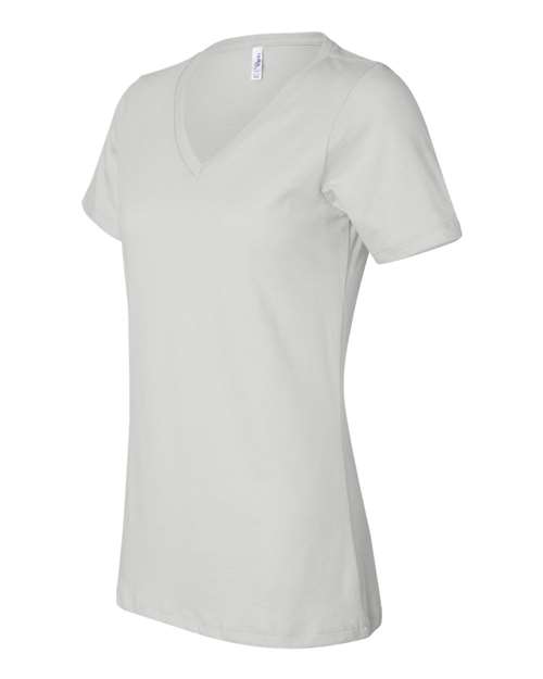 Women’s Relaxed Jersey V-Neck Tee | USA Decoration