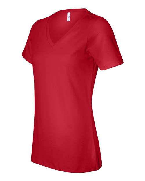 Women’s Relaxed Jersey V-Neck Tee | USA Decoration