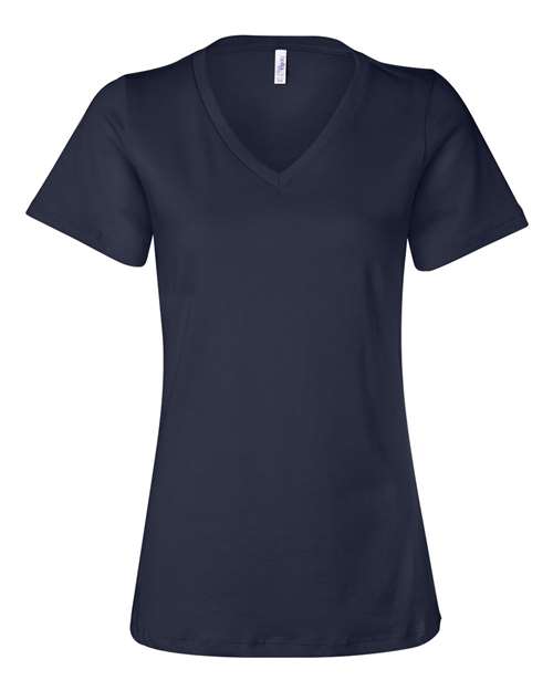 Women’s Relaxed Jersey V-Neck Tee | USA Decoration
