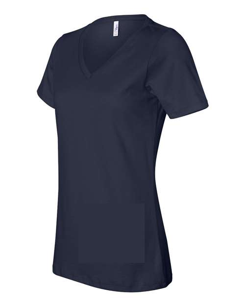 Women’s Relaxed Jersey V-Neck Tee | USA Decoration