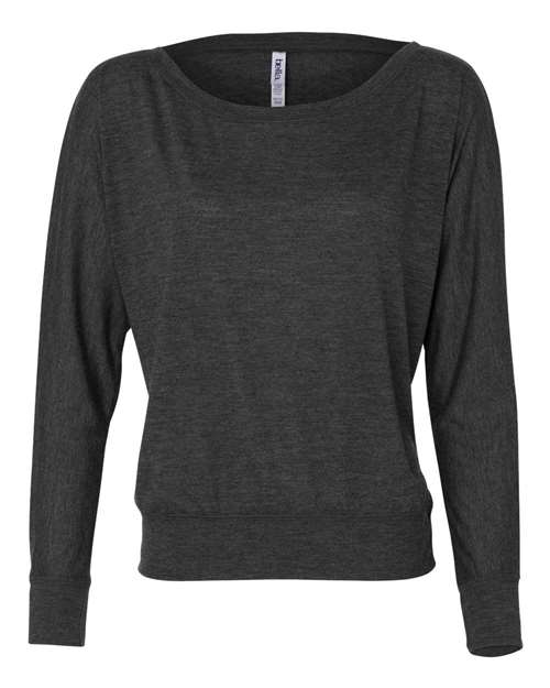Women’s Flowy Off Shoulder Long Sleeve Tee | USA Decoration