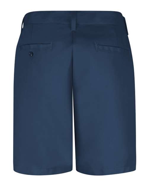 Women's Plain Front Shorts, 8 Inch Inseam | USA Decoration