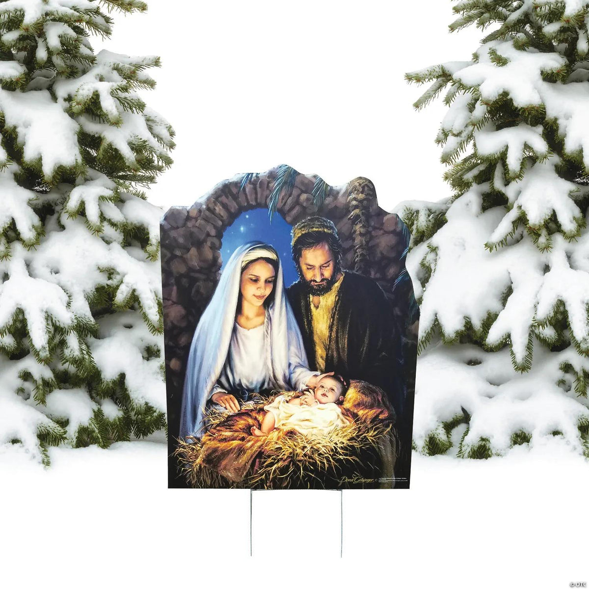 32-inch nativity outdoor yard sign