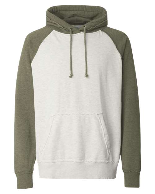 Vintage Heather Hooded Sweatshirt | USA Decoration