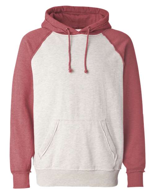 Vintage Heather Hooded Sweatshirt | USA Decoration