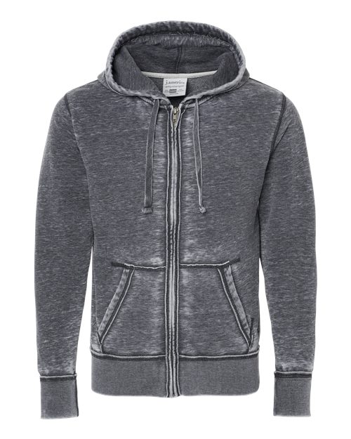 Vintage Zen Fleece Full-Zip Hooded Sweatshirt | USA Decoration
