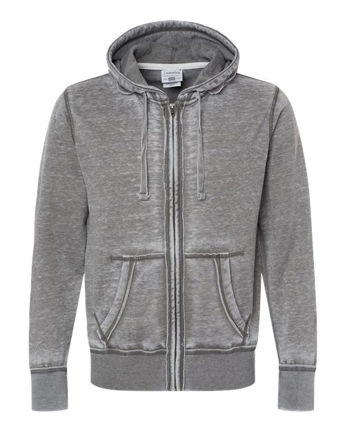 Vintage Zen Fleece Full-Zip Hooded Sweatshirt | USA Decoration